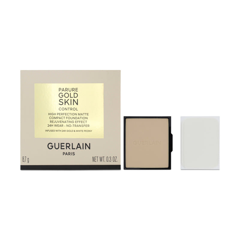 Guerlain Parure Gold Skin Control Matte Powder Foundation 1N Neutral Refill