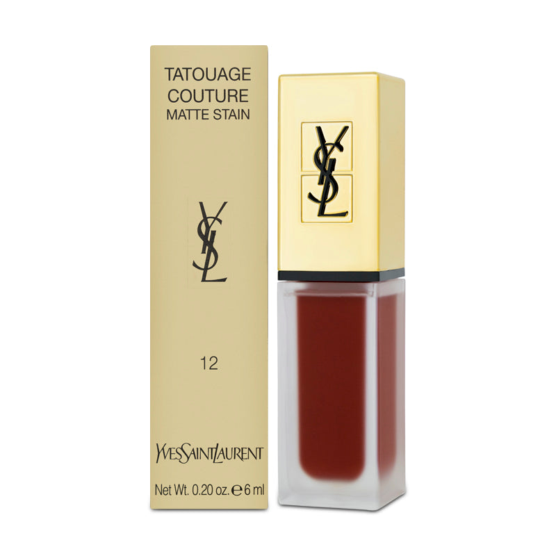 YSL Tatouage Couture Liquid Lipstick Stain #12 Red Tribe