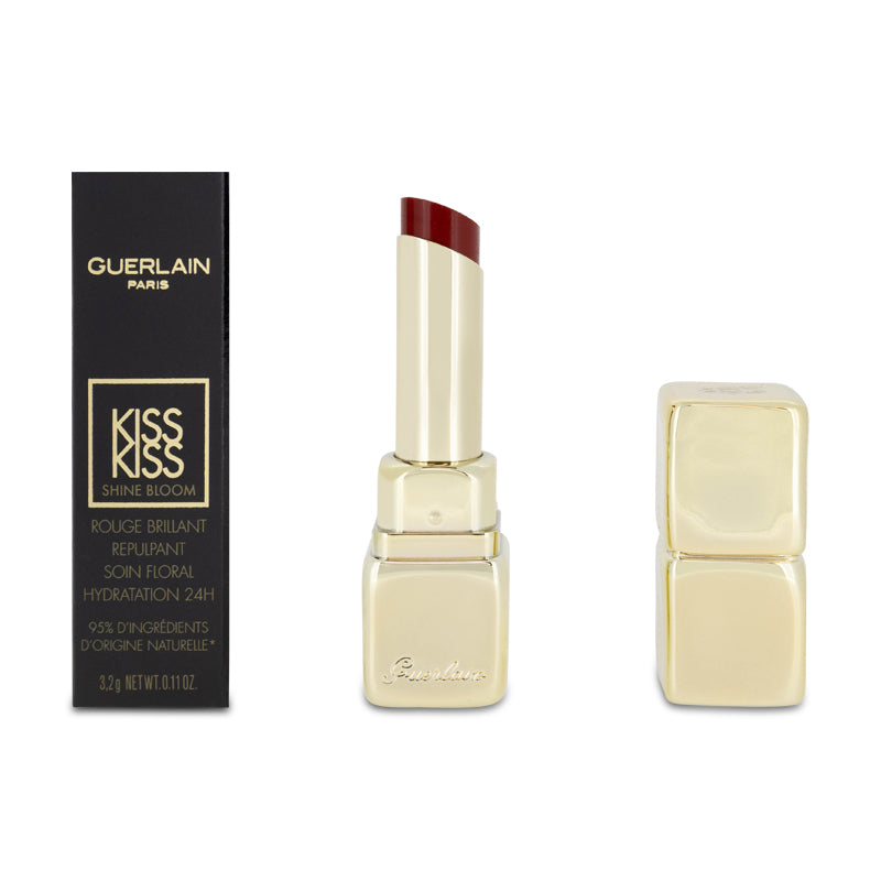 Guerlain Kiss Kiss Shine Bloom Lipstick 729 Daisy Red