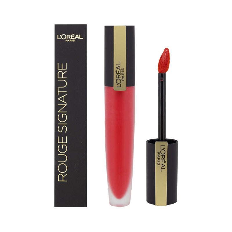 L'Oreal Rouge Signature Red Liquid Lipstick Stain 119 I Dream