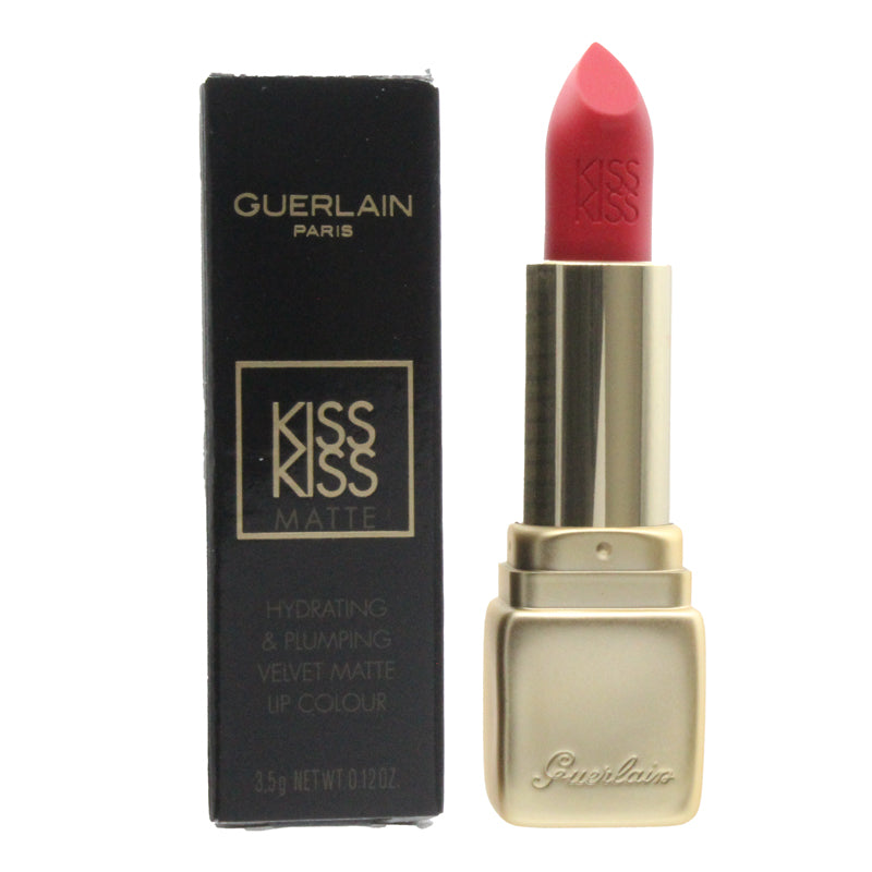 Guerlain KissKiss Matte Lipstick in M331 Chilli Red