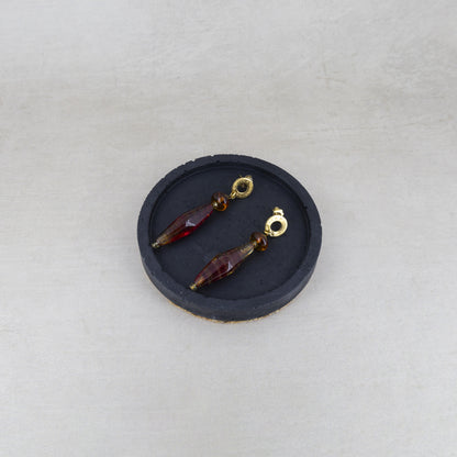 Antica Murrina Arcadi Red Glass Earrings OR268A10