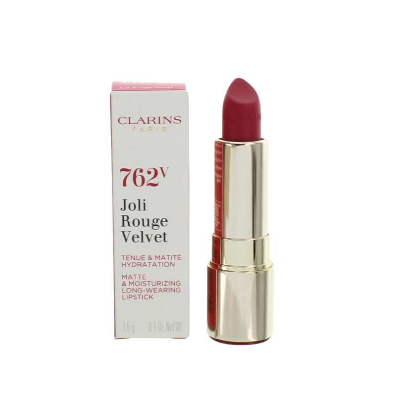 Clarins Joli Rouge Velvet Lipstick 762V Pop Pink