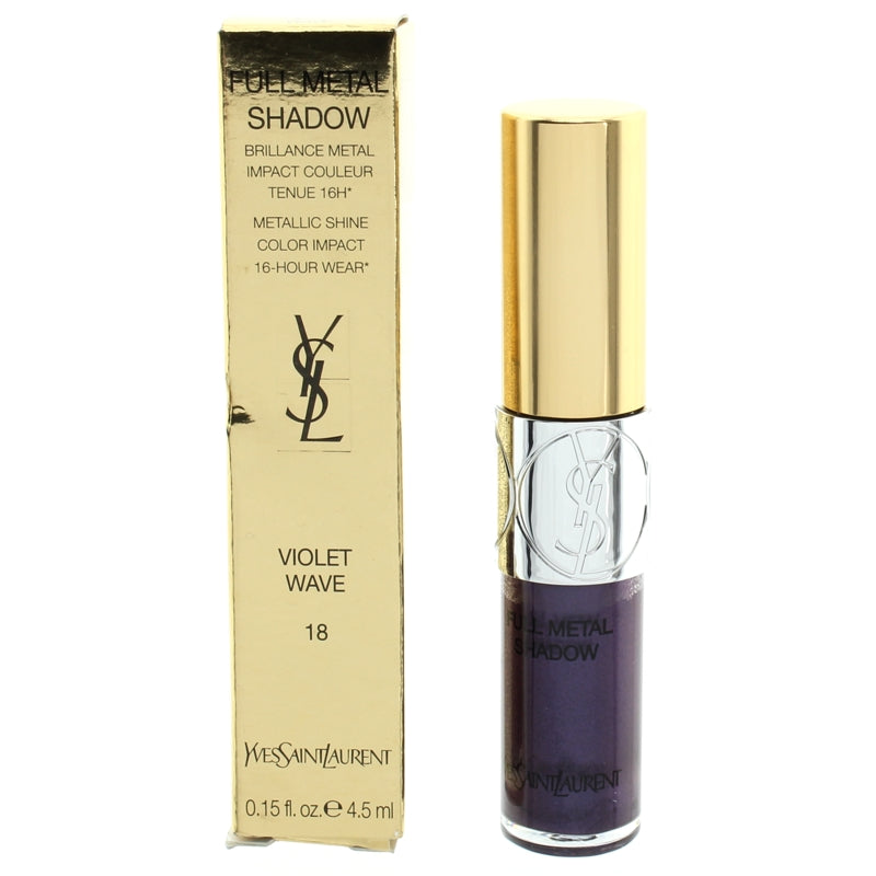 YSL Full Metal Purple Eyeshadow Metallic Shine 18 Violet Wave