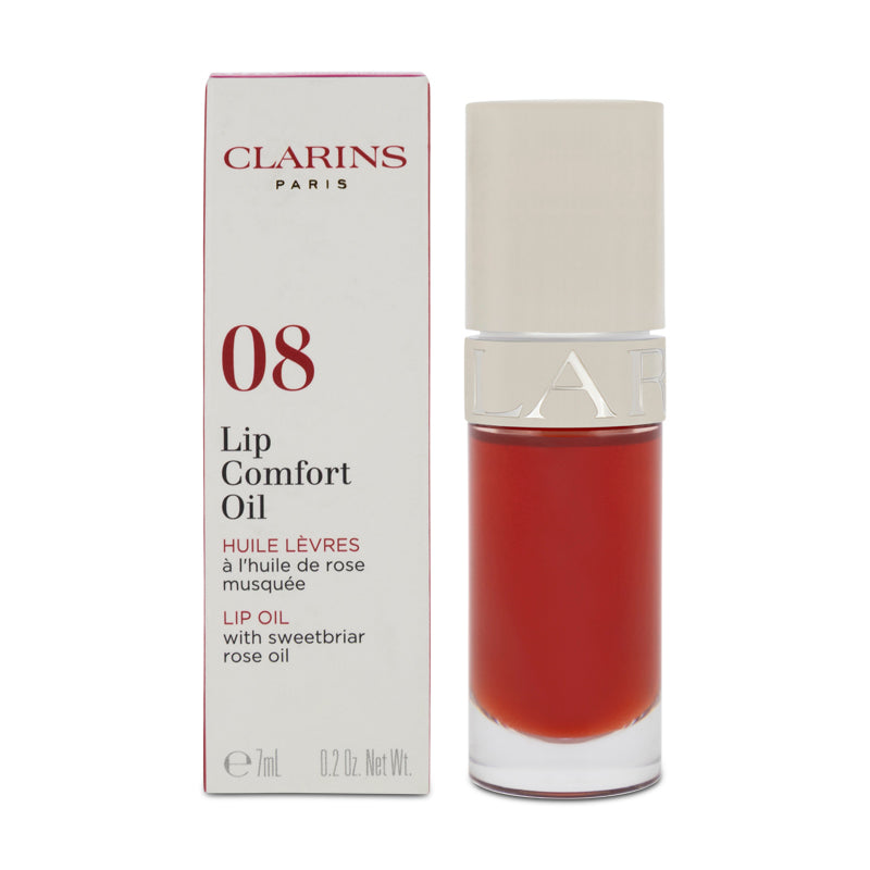 Clarins Lip Comfort Oil Balm - 08 Strawberry