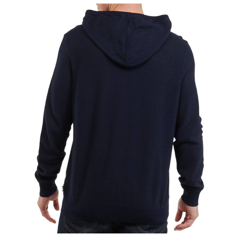 Hugo Boss Trapani Men's Knitted Hoodie Dark Blue