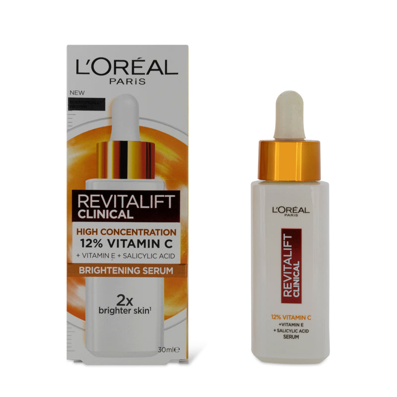 L'Oreal Revitalift 12% Vitamin C 30ml Brightening Serum (Blemished Box)