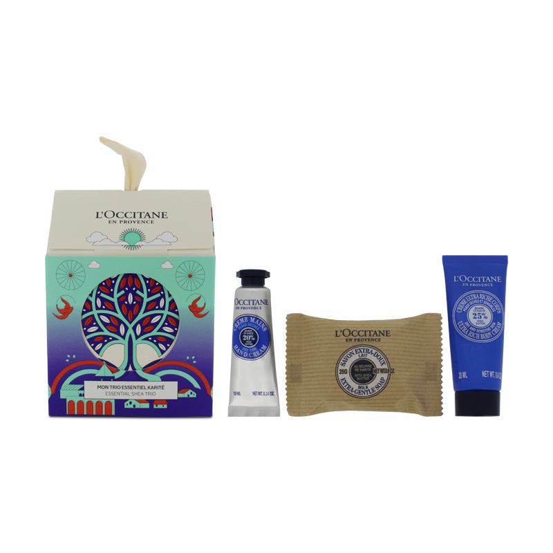 L'Occitane Shea Body Cream 20ml Hand Cream 10ml Soap Set