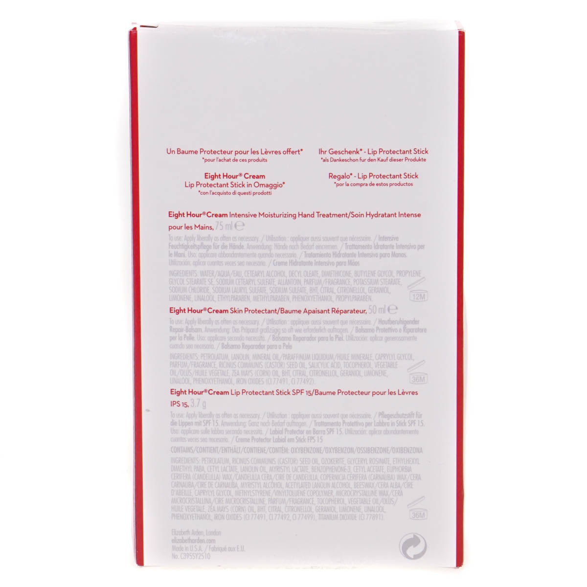 Elizabeth Arden Eight Hour Set | Hand Treatment | Skin Protectant | Lip Protectant Stick