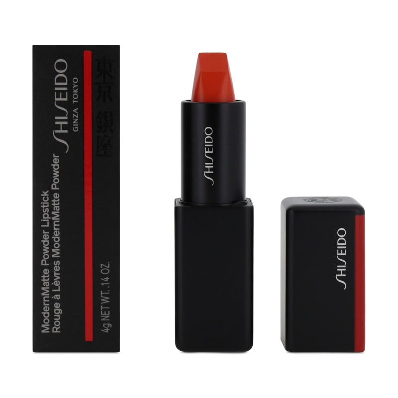 Shiseido Modern Matte Powder Lipstick - Coral Red 528 Torch Song