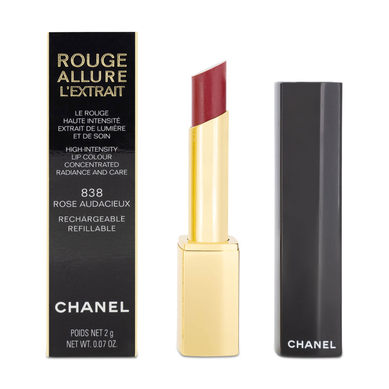 Chanel Rouge Allure L'Extrait Pink Lipstick 838 Rose Audacieux