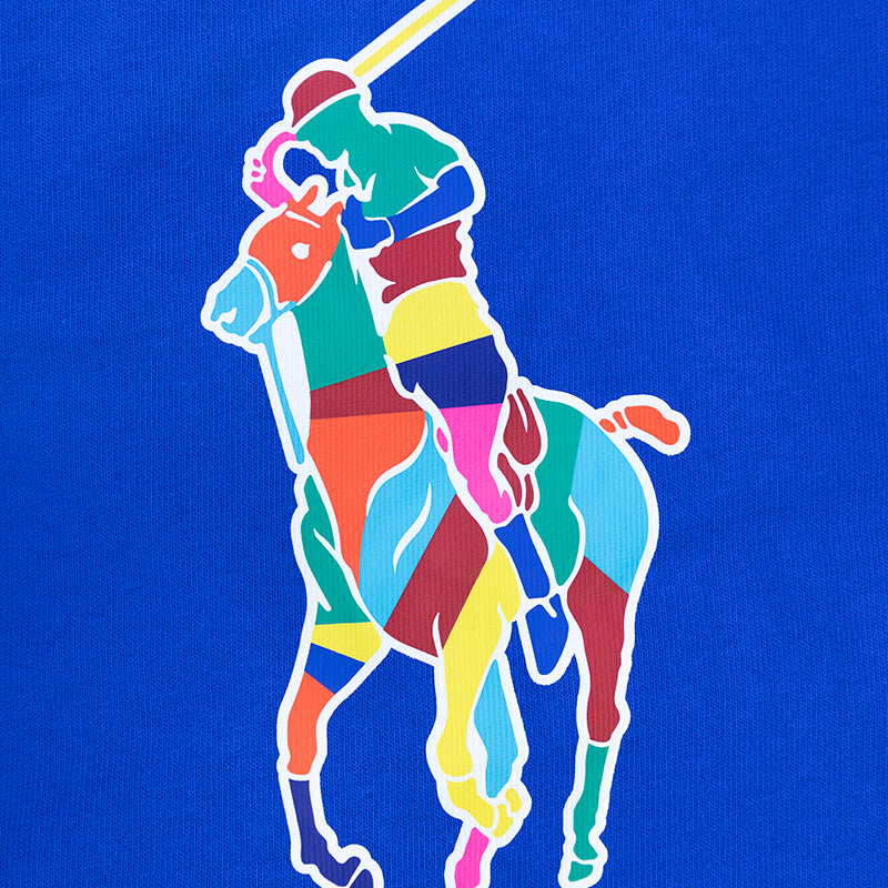 Ralph Lauren Relaxed Fit Big Pony Cotton T-Shirt Blue Men's