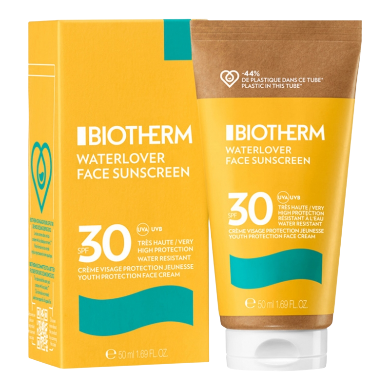 Biotherm Waterlover Face Sunscreen SPF30 50ml (Blemished Box)