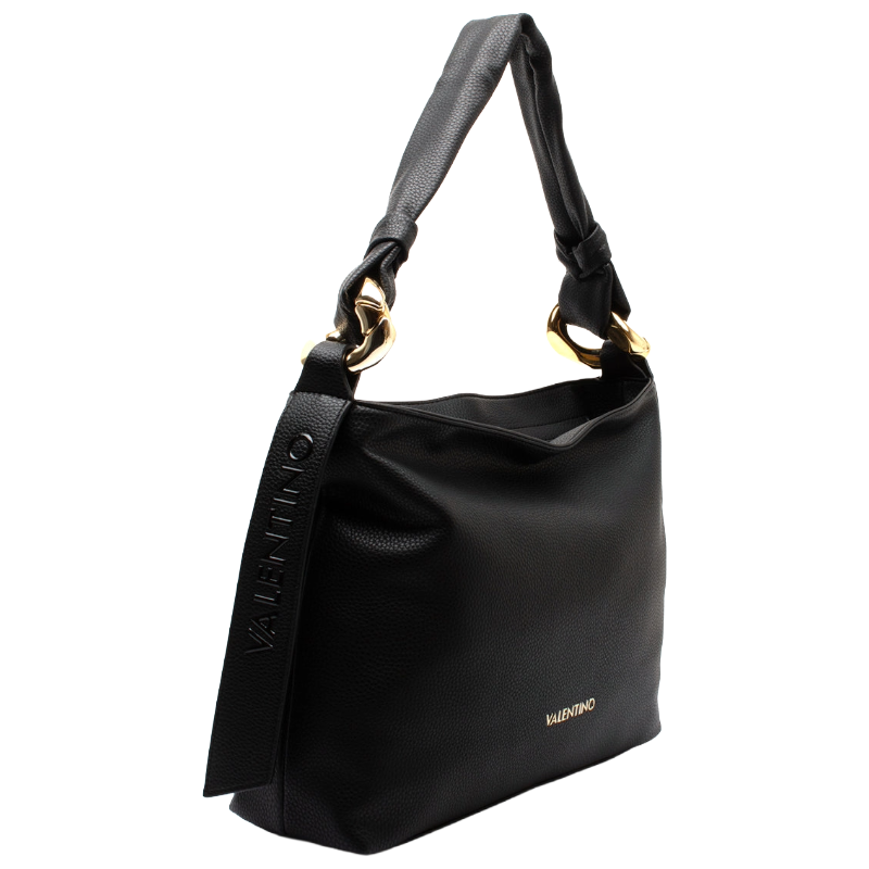 Valentino Ring Re Handbag Women's Black VBS7IL01