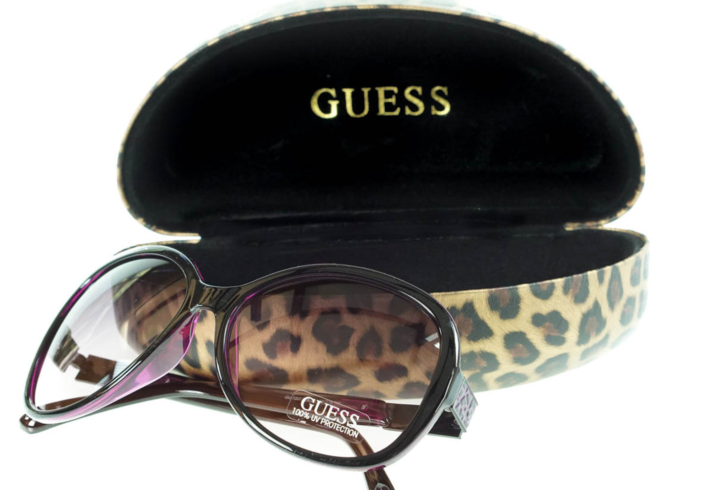 Guess Purple Ladies Sunglasses GU7207 BLK-50