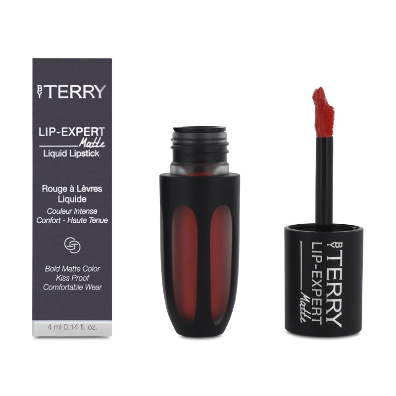 By Terry Lip Expert Matte Coral Red Liquid Lipstick 11 Sweet Flamenco