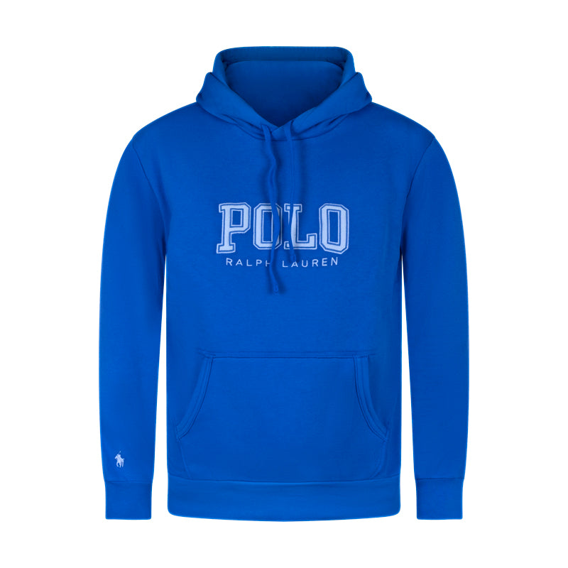 Ralph Lauren Polo Logo Fleece Hoodie Blue Men s