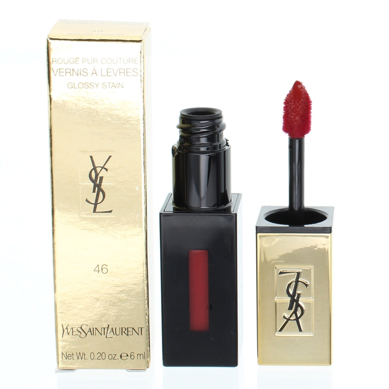 YSL Rouge Pur Couture Liquid Lipstick Stain Red 46 Rouge Fusain