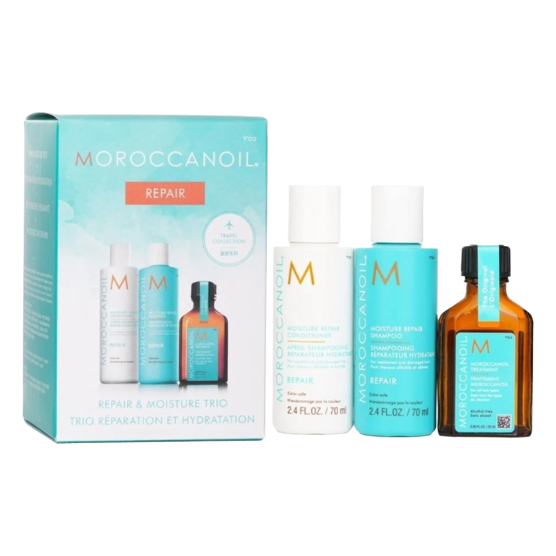 Moroccanoil Repair & Moisture Hair Travel Set