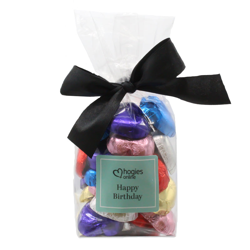 Luxury Swiss Birthday Milk Chocolate Multi Hearts 170g