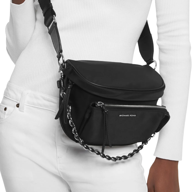 Micheal Kors Jet Set Travel Bag Black Sling Pack