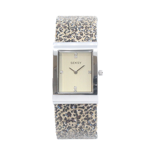 Sekonda Seksy Glitter Leopard Ladies Bracelet Watch 2851
