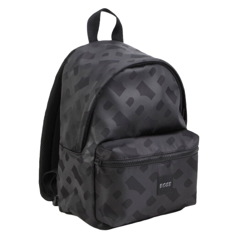 Hugo Boss Kid's Black Backpack