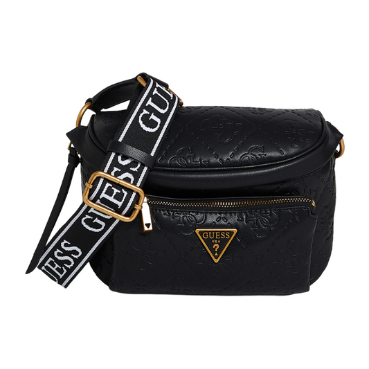 Guess Power Play Mini Crossbody Bag Black Logo SD900680