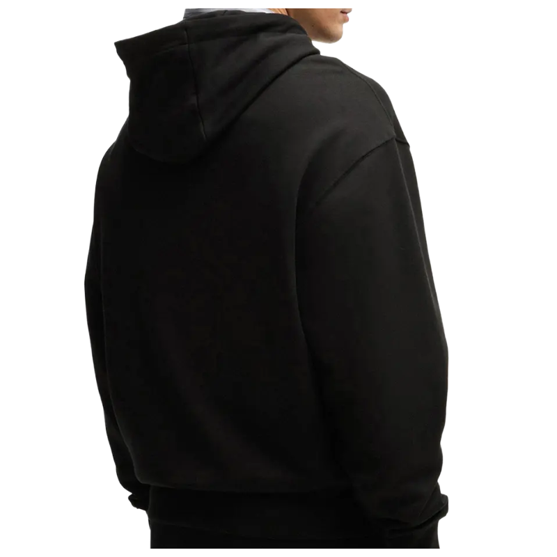 Hugo Boss Men's Hoodie Oversized Fit Sweatshirt Black 