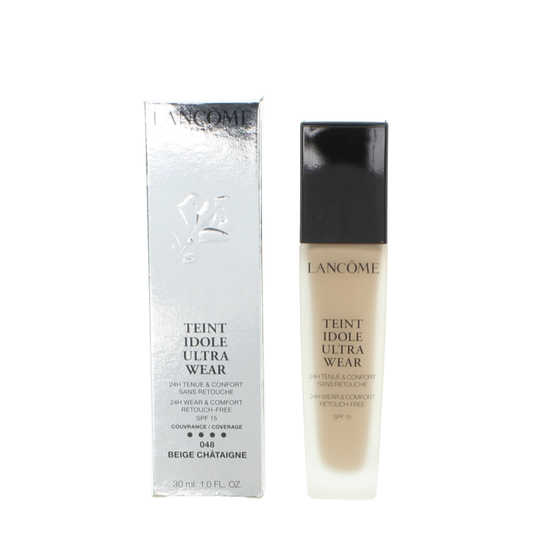 Lancome Teint Idole Ultra Wear Foundation 048 Beige Chataigne 30ml (Blemished Box)