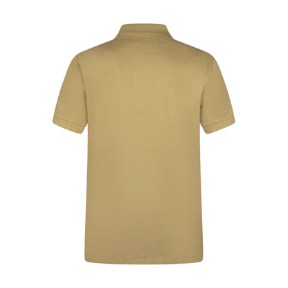 Ralph Lauren Polo Custom Slim Fit Mesh Polo Shirt Tan/Cream