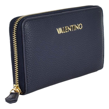 Mario Valentino Zip Around Purse Briton Blue Women's 