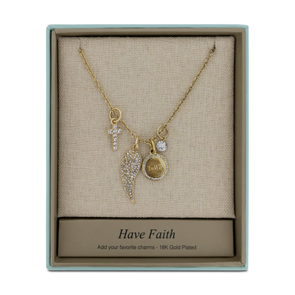 Lovita Gold Plated Necklace Have Faith