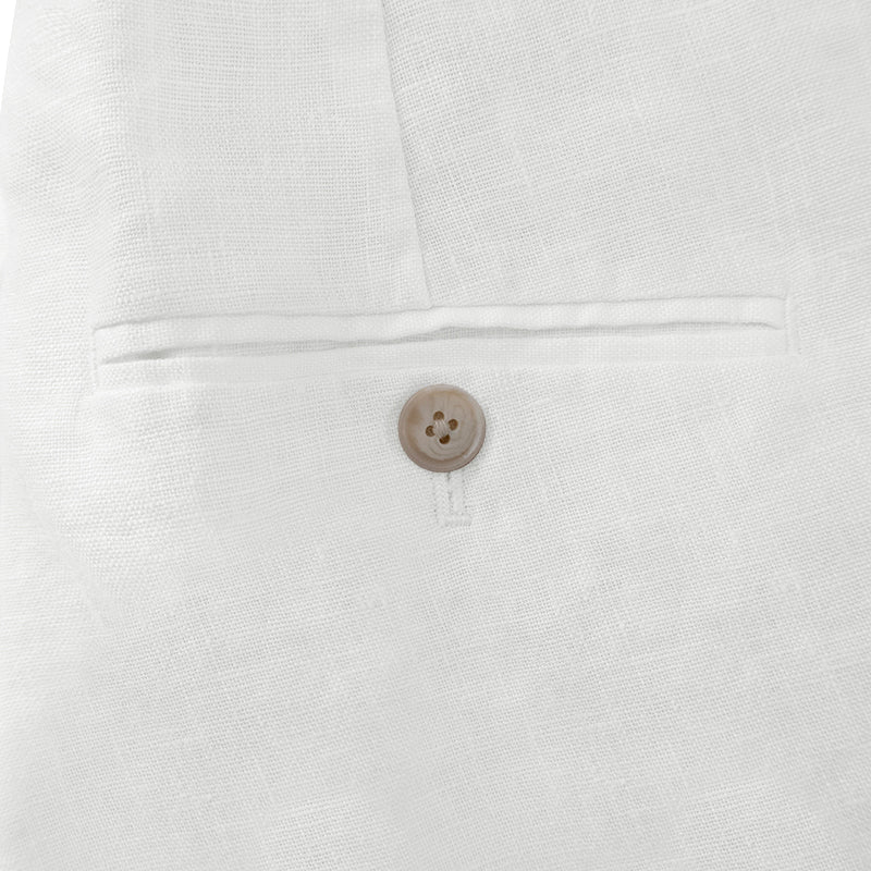 Ralph Lauren Polo Linen Trousers | White