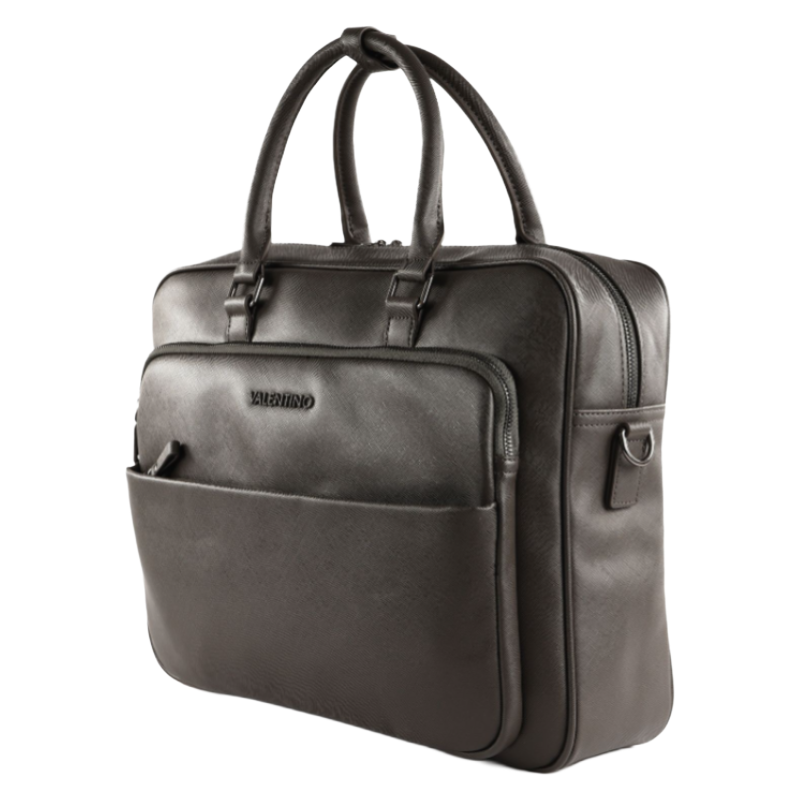 Mario Valentino Men's Office Briefcase/Laptop 13 inch Bag Black