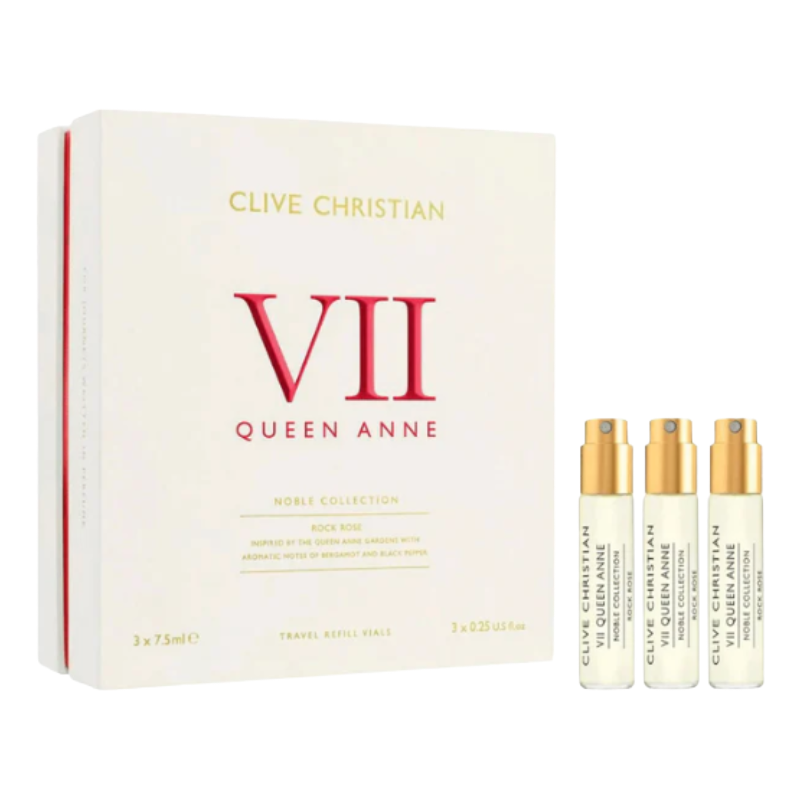 Clive Christian VII Queen Anne Noble Collection 3 x 7.5ml Travel Refill Vials