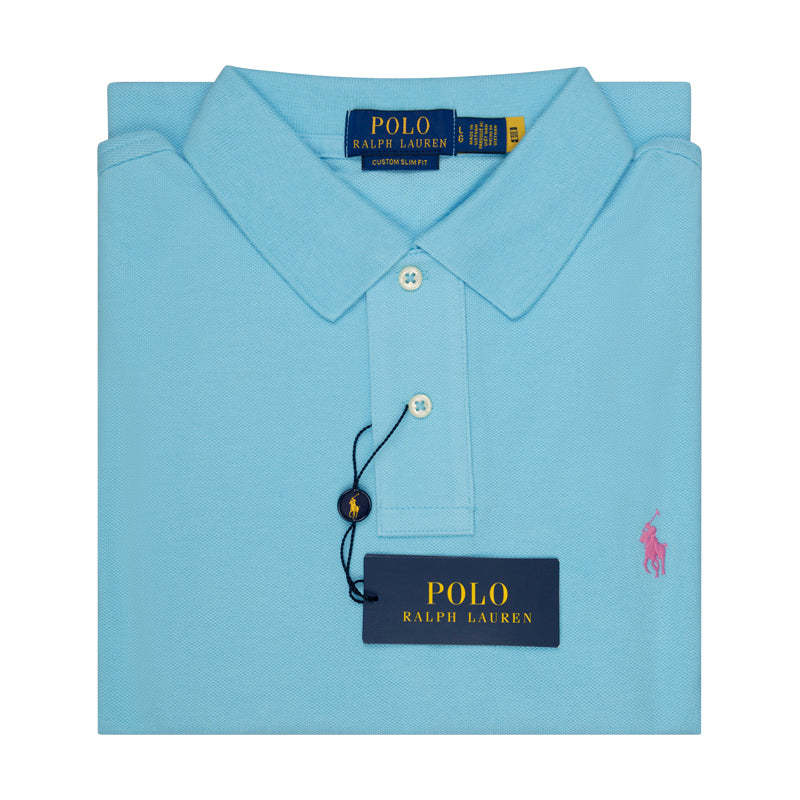 Ralph Lauren Blue Polo | Custom Slim Fit Shirt