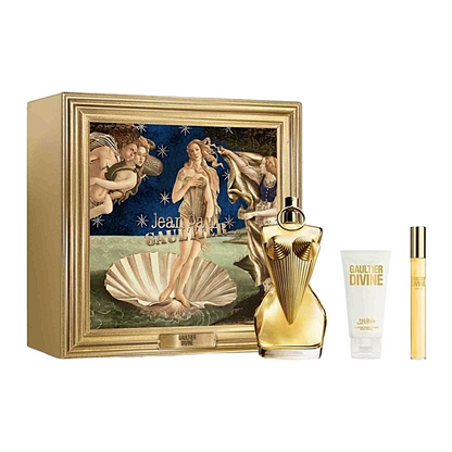 Jean Paul Gaultier Gaultier Divine 100ml Eau De Parfum 10ml Eau De Parfum Body Lotion 75ml (Blemished Box)