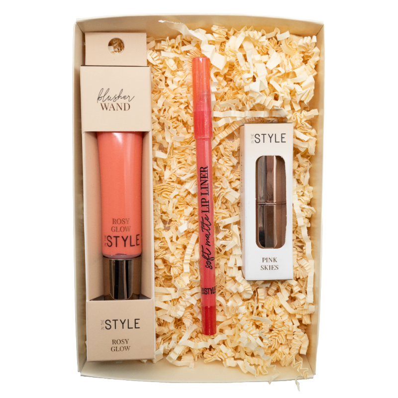 In The Style Pink Skies Lip & Blusher Makeup Gift Set (HOGIES GIFT 7)