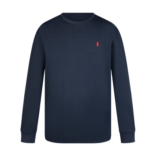 Ralph Lauren Polo Classic Fit Jersey Long Sleeve T-Shirt Ink Blue