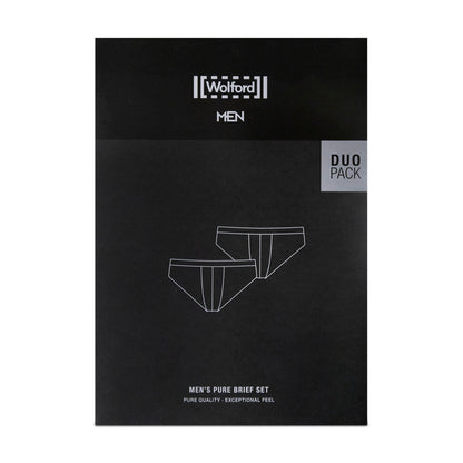 Wolford Men's Pure Briefs | 2-Pack | White