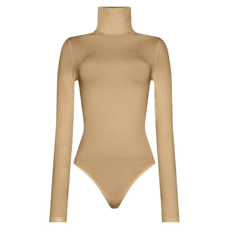 Wolford Women's Colorado String Bodysuit Latte