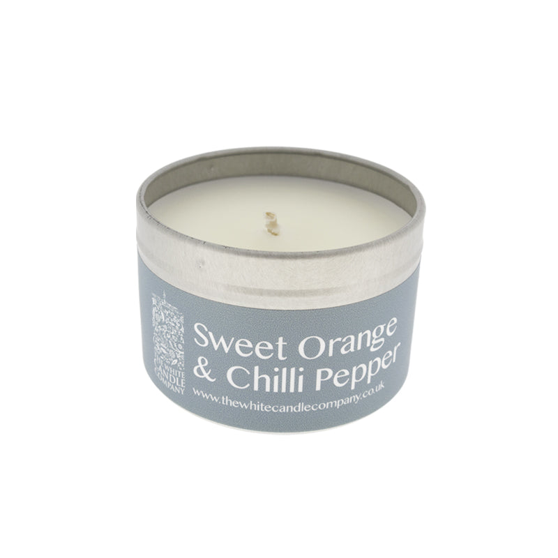 The White Candle Company Sweet Orange & Chilli Pepper Candle 