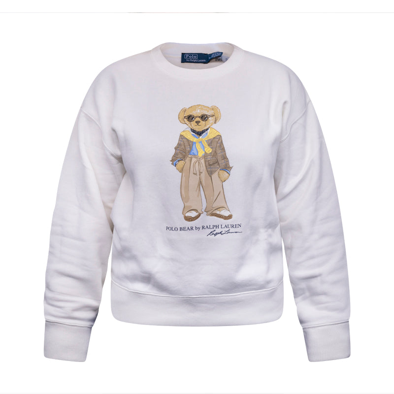 Ralph Lauren Polo Bear Sweatshirt White Medium