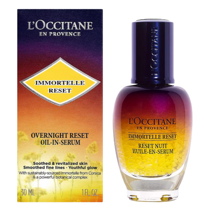 L'Occitane Immortelle Overnight Reset Oil In Serum 30ml (Blemished Box)