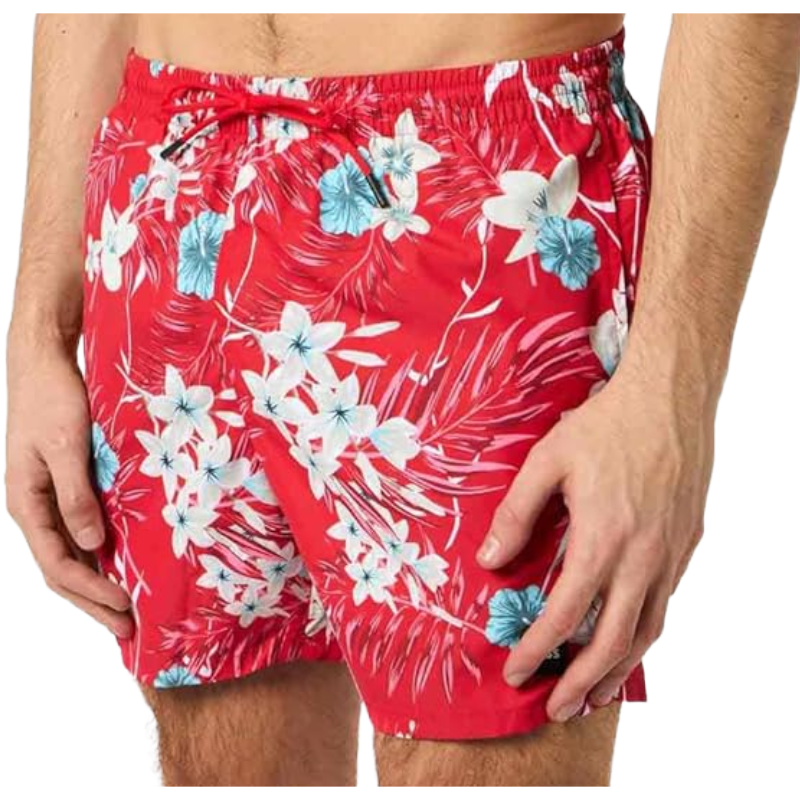 Hugo Boss Men's Swimming Shorts Red Piranha XX Large