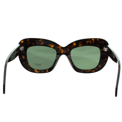Celine Dark Havana Ladies Cat Eye Sunglasses CL 41432/S