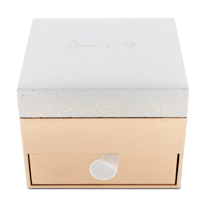 Jessica Carlyle Women's Rose Gold Watch And Earrings Set 6458 (Blemished Box)