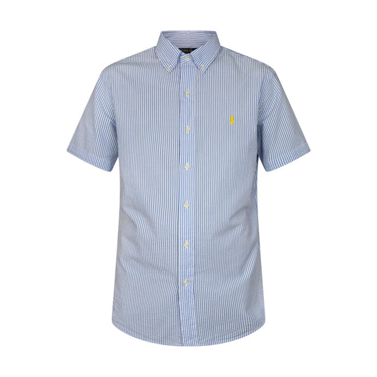 Ralph Lauren Seersucker Shirt | Custom Fit