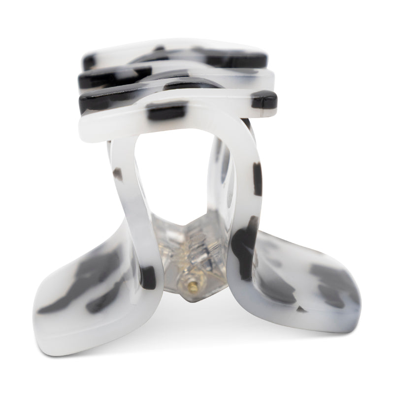 Ronald Hair Small Black & White Hair Grip